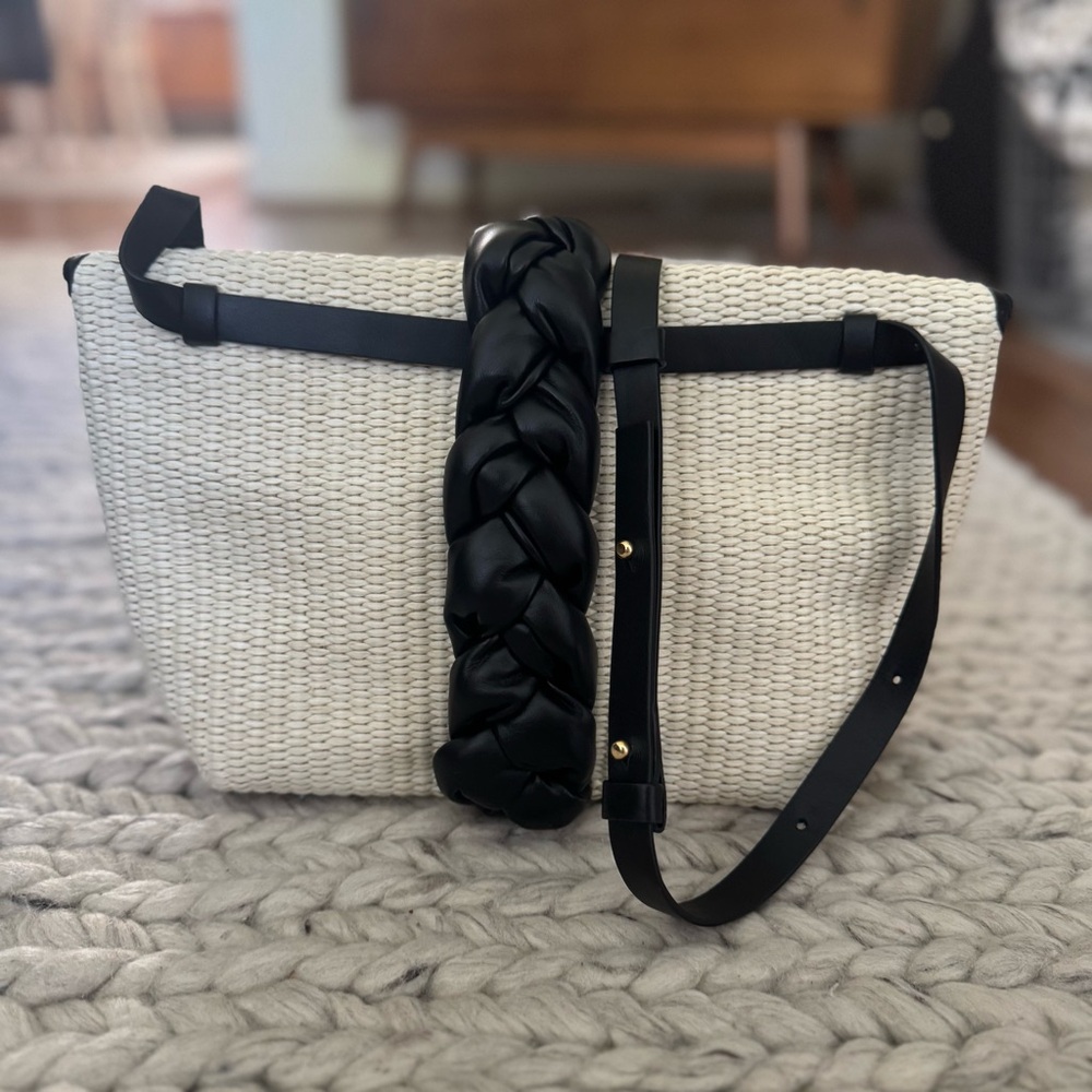 DeMellier Raffia Shoulder Bag - Picture 5 of 6